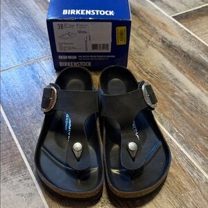 Birkenstock Black Thong Sandals
